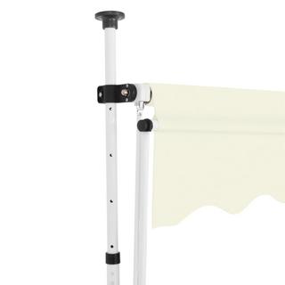 VidaXL Auvent rétractable tissu  