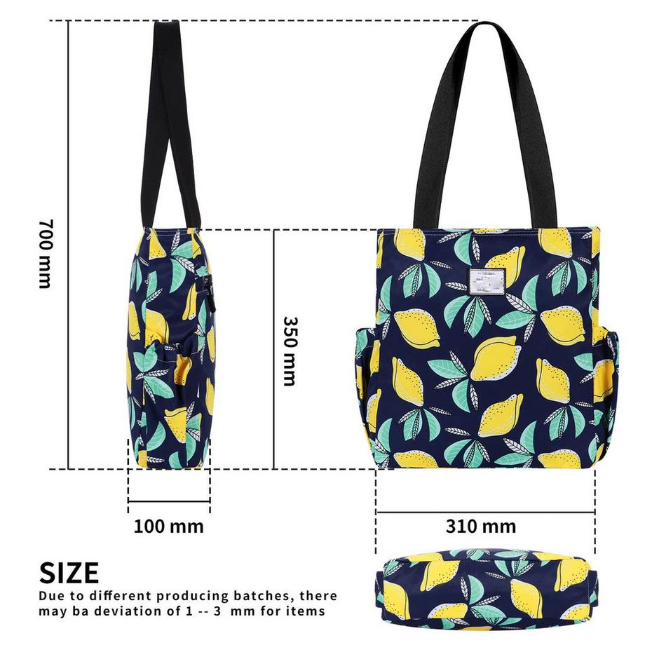 Only-bags.store Sac à Main Mode Fermeture Éclair Sac à Bandoulière Décontracté Grand Sac à Provisions  