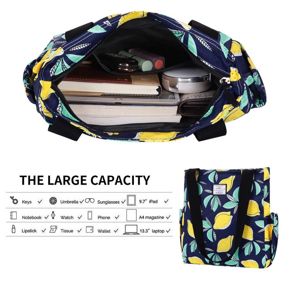 Only-bags.store Sac à Main Mode Fermeture Éclair Sac à Bandoulière Décontracté Grand Sac à Provisions  