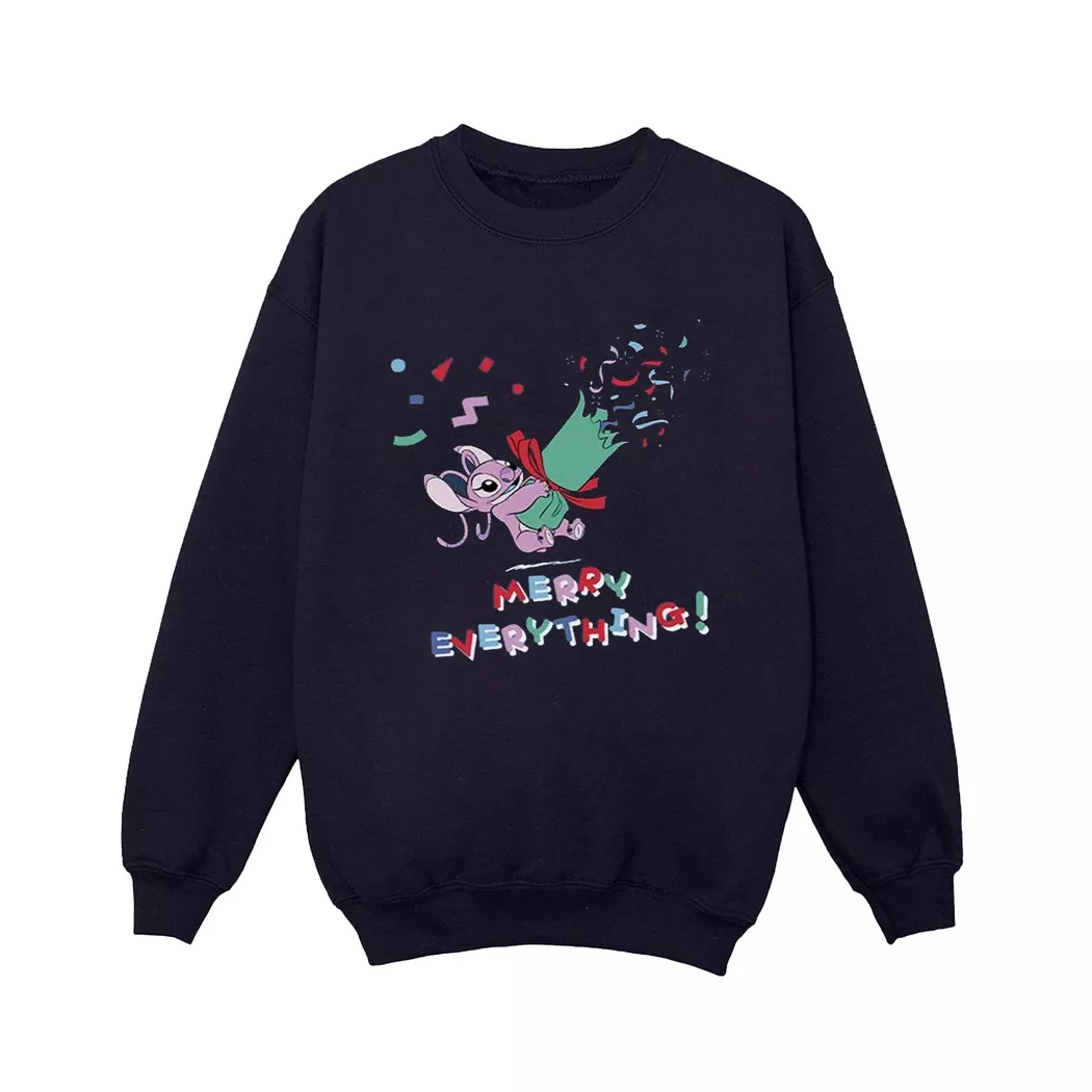 Disney - Angel Merry Everything Sweatshirt, für Herren, Marine, Größe S