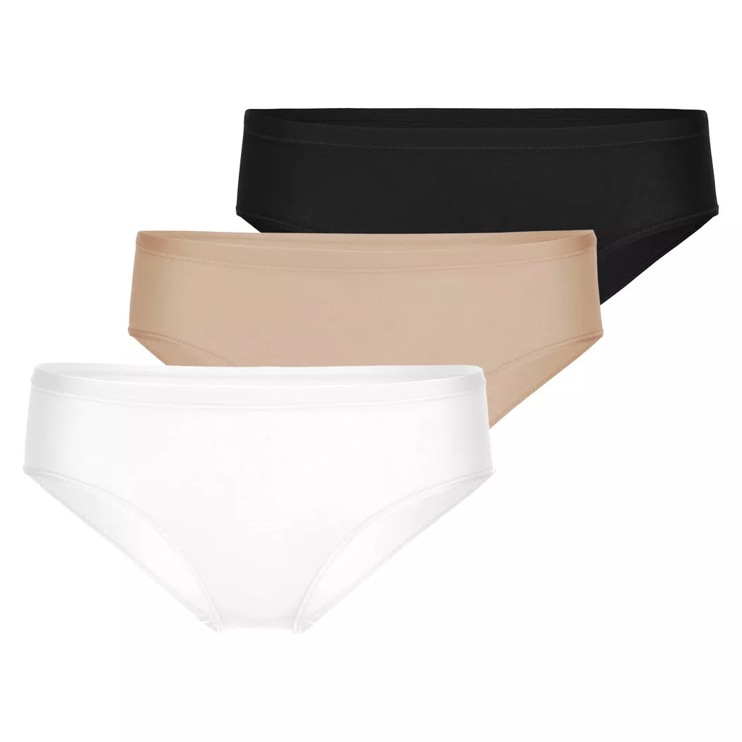 Calida - Slip  3er Pack Bequem sitzend-Comfort Regular Cut Slip 3P, für Damen, Multicolor, Größe L