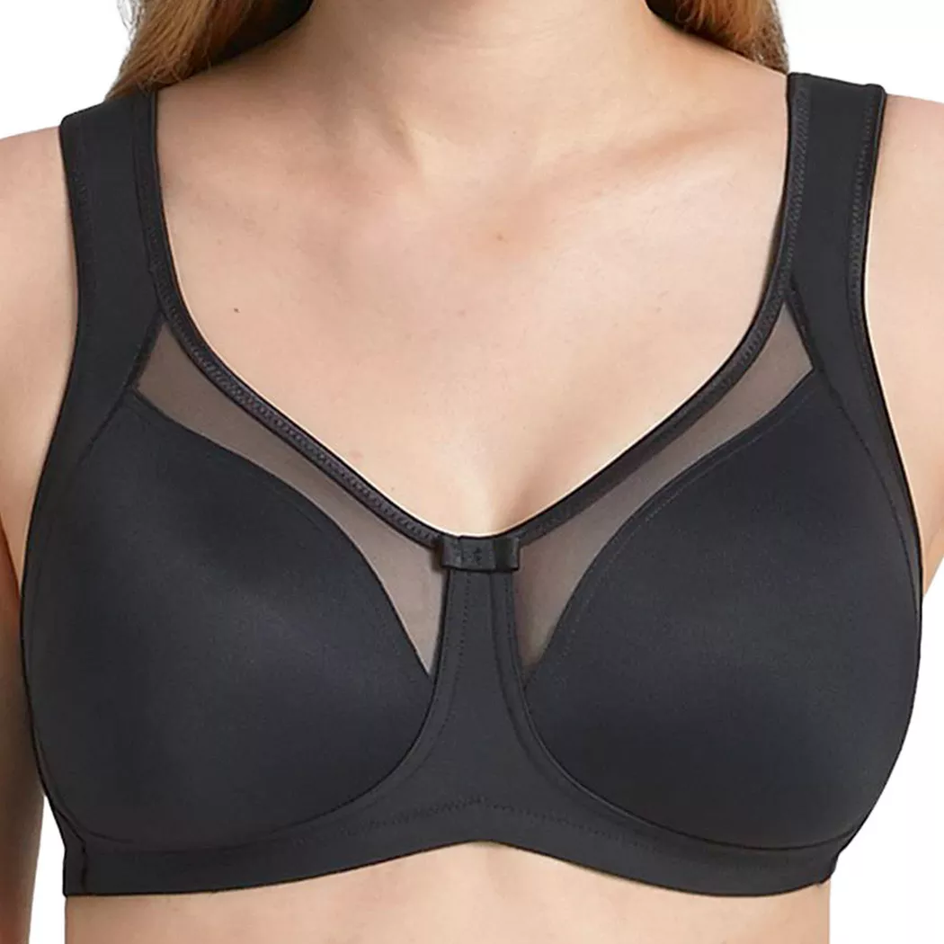 Anita - Clara - Komfort BH ohne Bügel, für Damen, Schwarz, Größe 85F