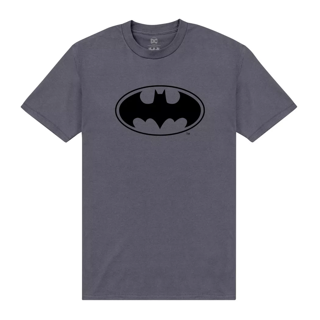 BATMAN - TShirt Logo, für Damen, Charcoal Black, Größe XL