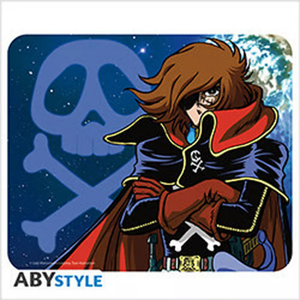 Abystyle - Albator Tappetino Mouse Harlock & emblem 23cm