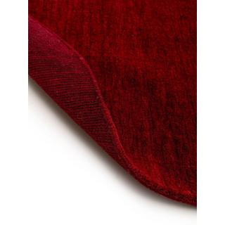 Benuta Tapis en laine rond Jamal Rouge  