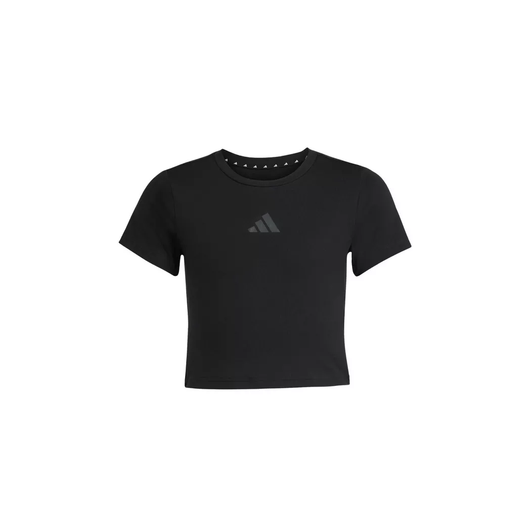 adidas - Sport Icons Baby T-Shirt mit weicher Haptik, 140, Schwarz