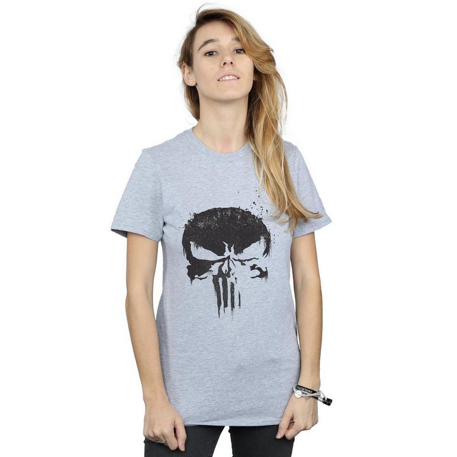 MARVEL Punisher TV Skull Logo T-Shirt  