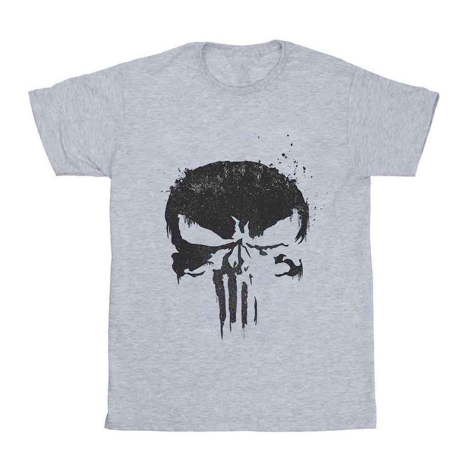 The Punisher Tv Skull Logo T-Shirt