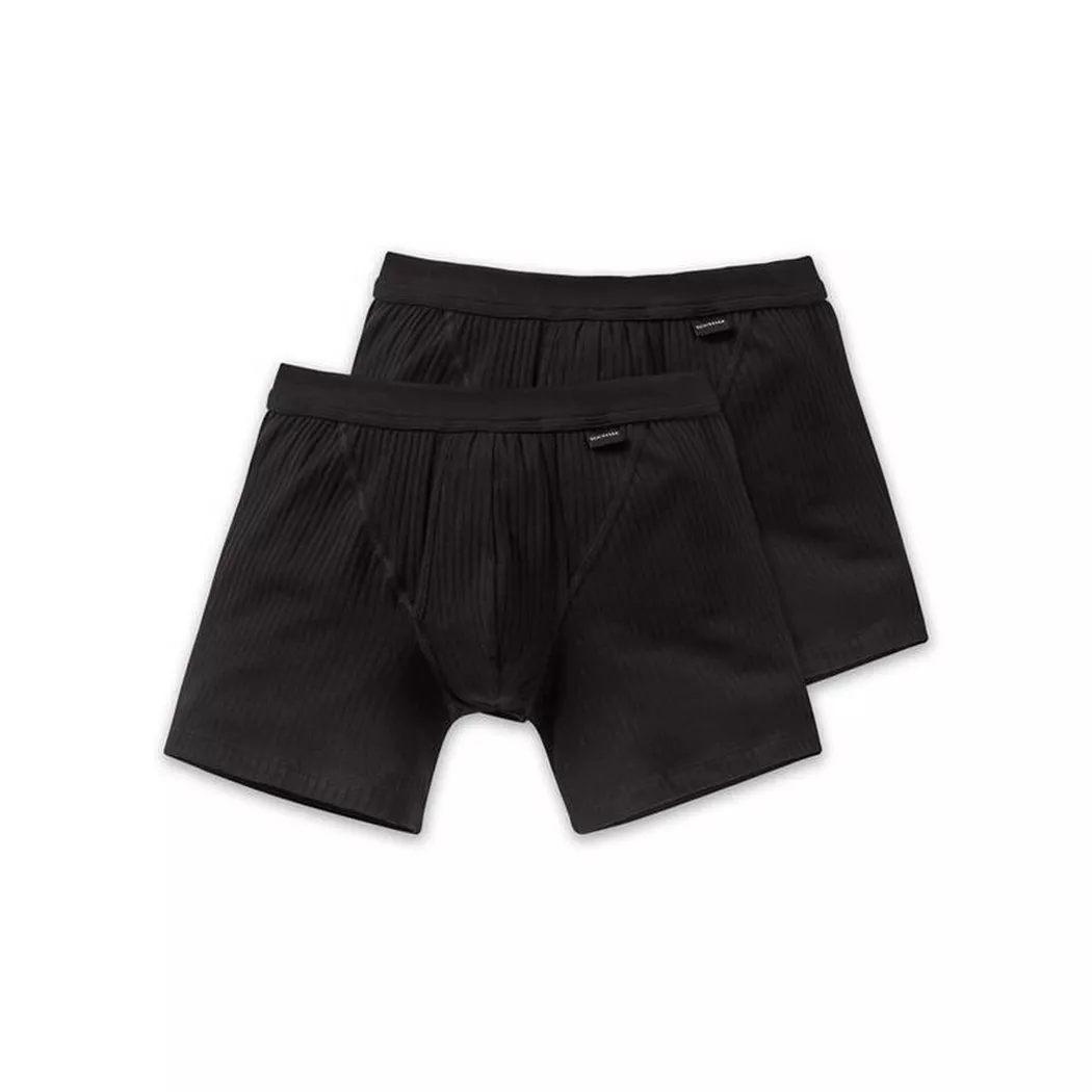 Schiesser - Authentic Shorts, für Herren, Schwarz, Größe M