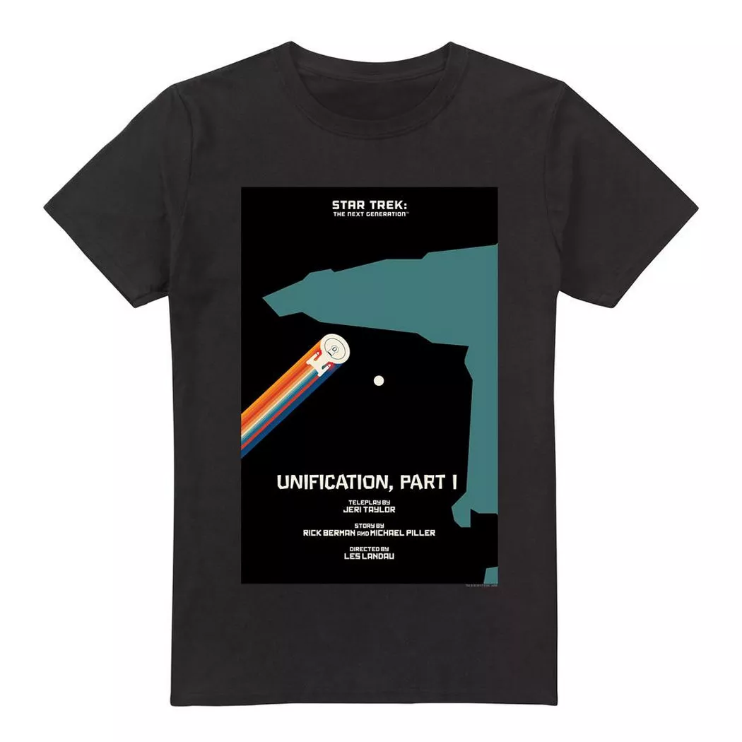 Star Trek - The Next Generation Season 5 Episode 7 TShirt, für Herren, Schwarz, Größe S