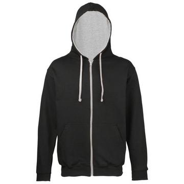 Sweatshirt à capuche et fermeture zippée