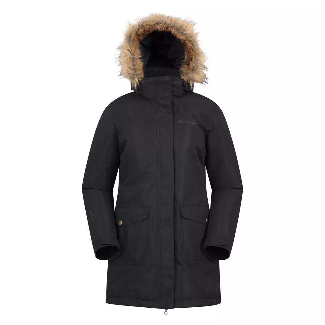 Mountain Warehouse - Tarka II Steppjacke, für Damen, Schwarz, Größe 36
