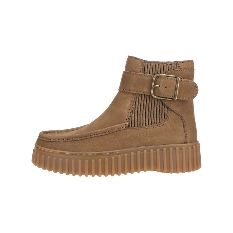 Clarks Stiefelette mit Schnalle und Profilsohle  