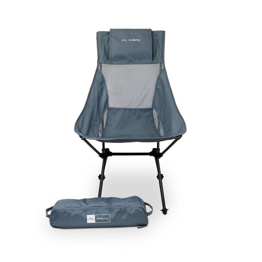 trekony  Chaise de camping haute, aluminium 