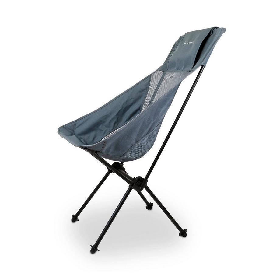 trekony  Chaise de camping haute, aluminium 