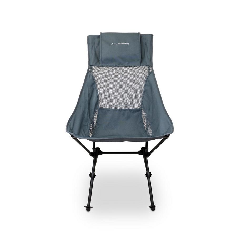 trekony  Chaise de camping haute, aluminium 