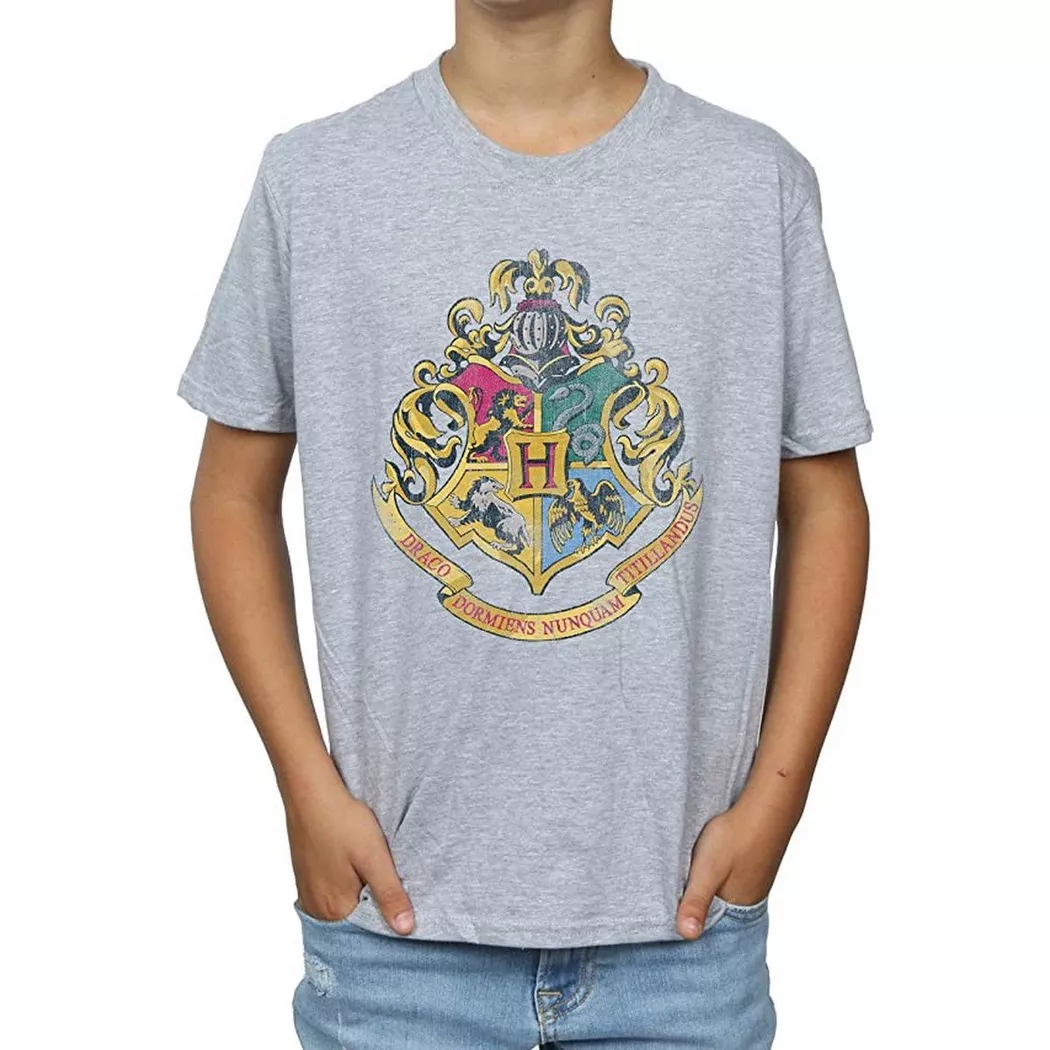 HARRY-POTTER - TShirt, 152-158, Grau