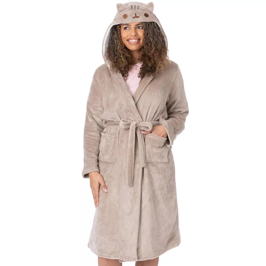 PUSHEEN - Novelty Morgenmantel, für Damen, Braun, Größe S