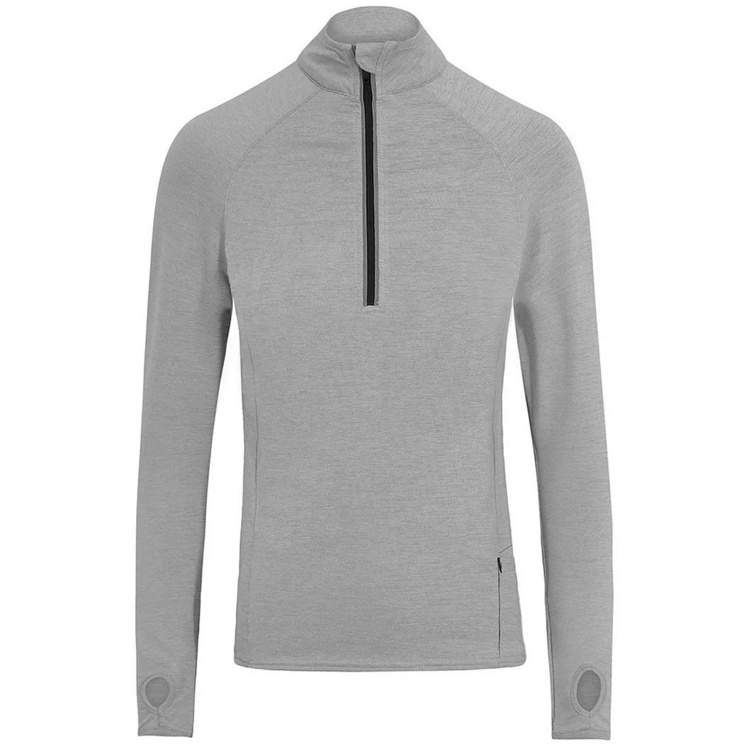 AWDis - CoolFlex Halb Zip Top, L, Silber