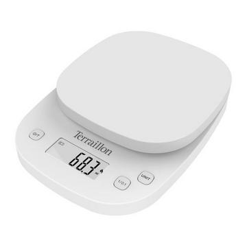Terraillon Precision Bianco Superficie piana Ovale Bilancia da cucina elettronica