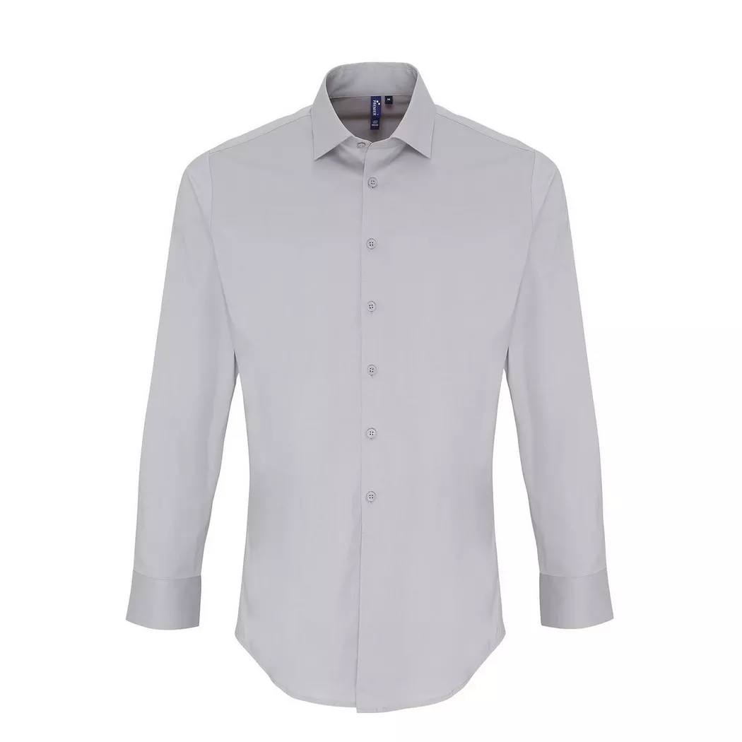 PREMIER - HemdLangärmlig, für Damen, Silber, Größe L