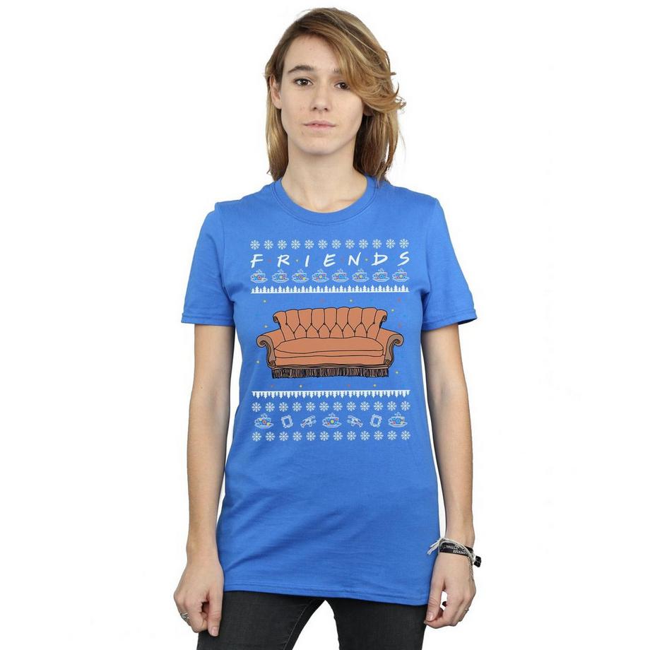 Friends Ugly Christmas Sweater Style T-Shirt  