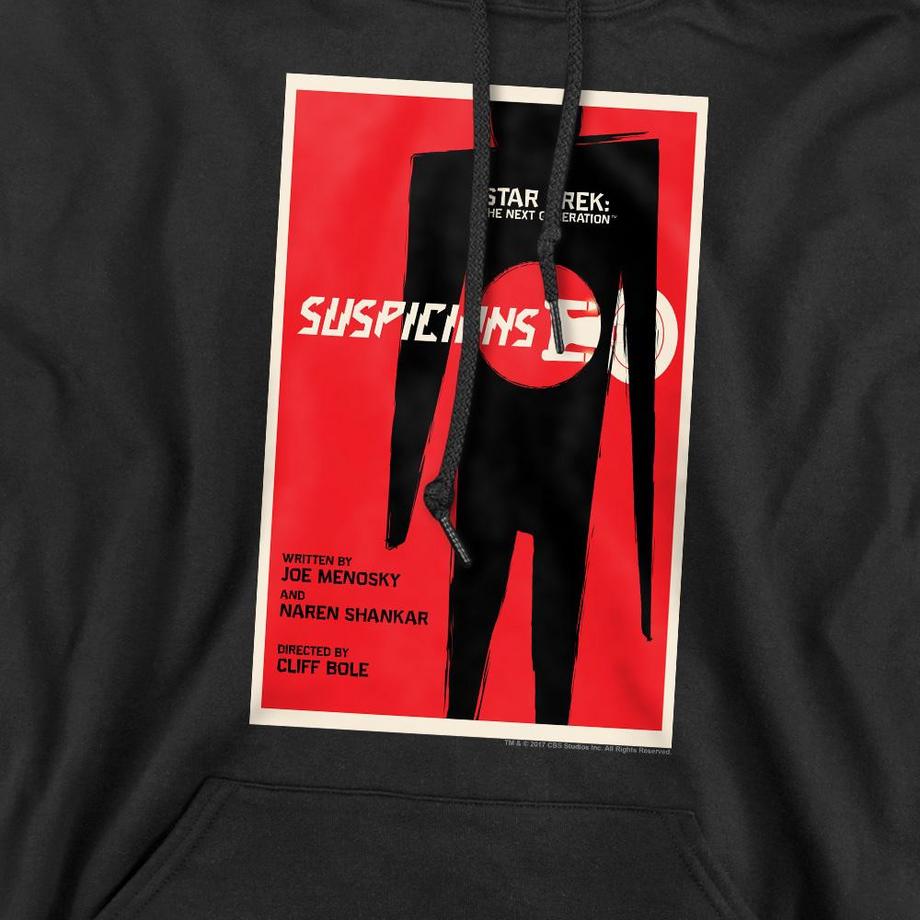 Star Trek The Next Generation Season 6 Episode 22 Felpa con cappuccio  