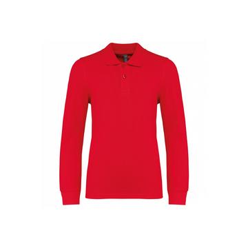 langarm polo-shirt kind