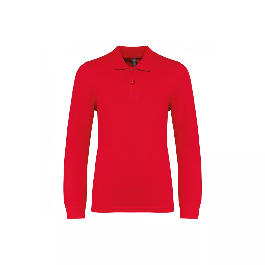 Kariban - langarm polo-shirt kind, 4-6A
