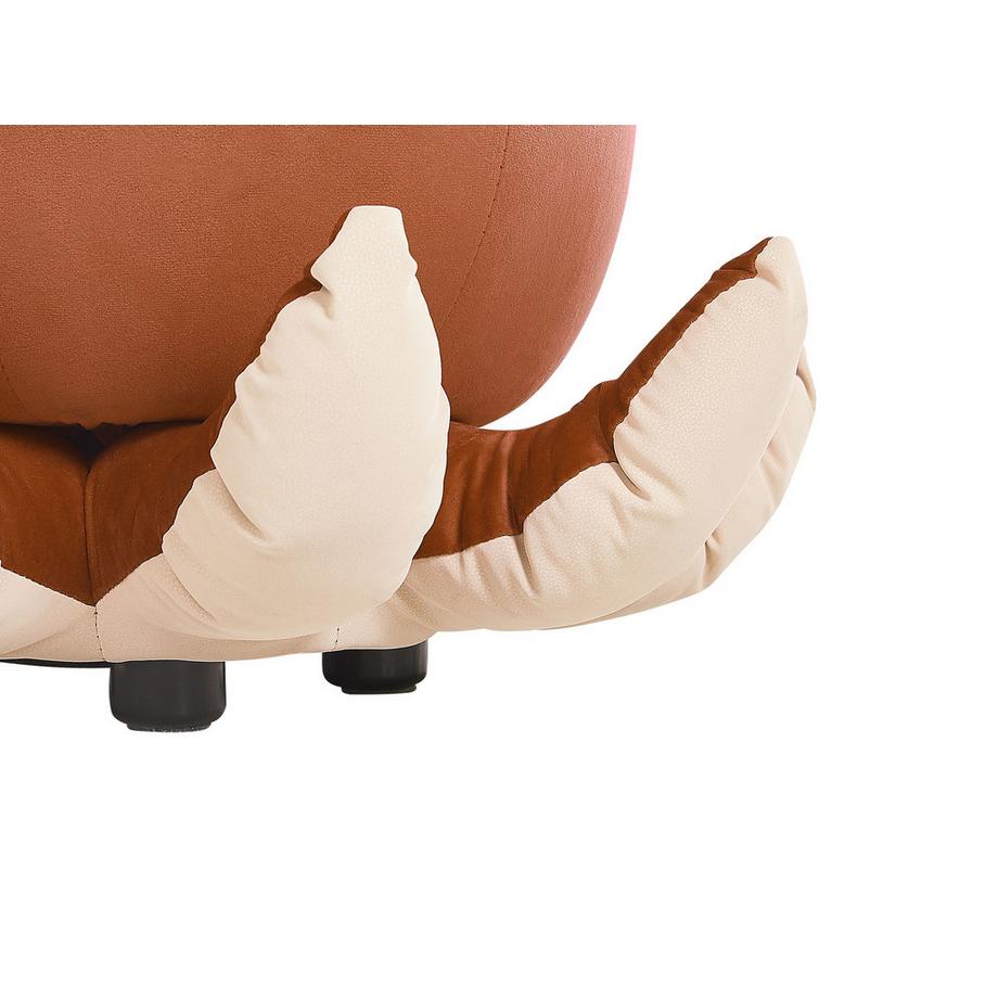 Beliani Tabouret animal en Velours Moderne OCTOPUS  