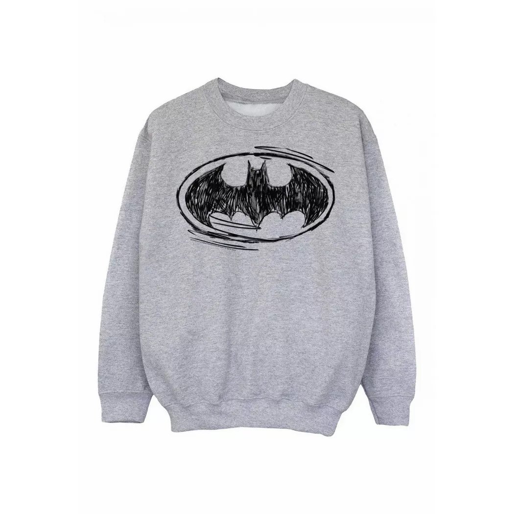 BATMAN - Sweatshirt Logo, 128, Grau