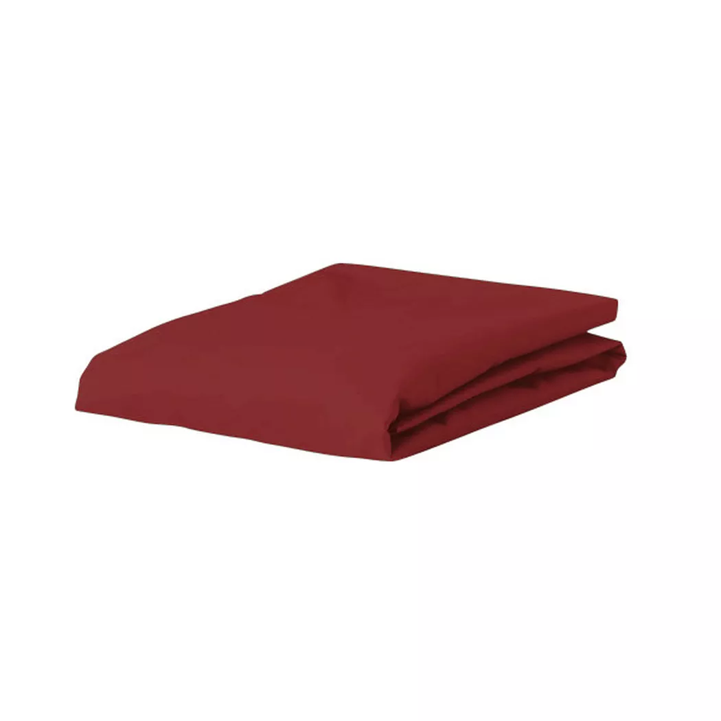 Esprit - Uni Jersey Fixleintuch, 90 x 200 cm, Weinrot