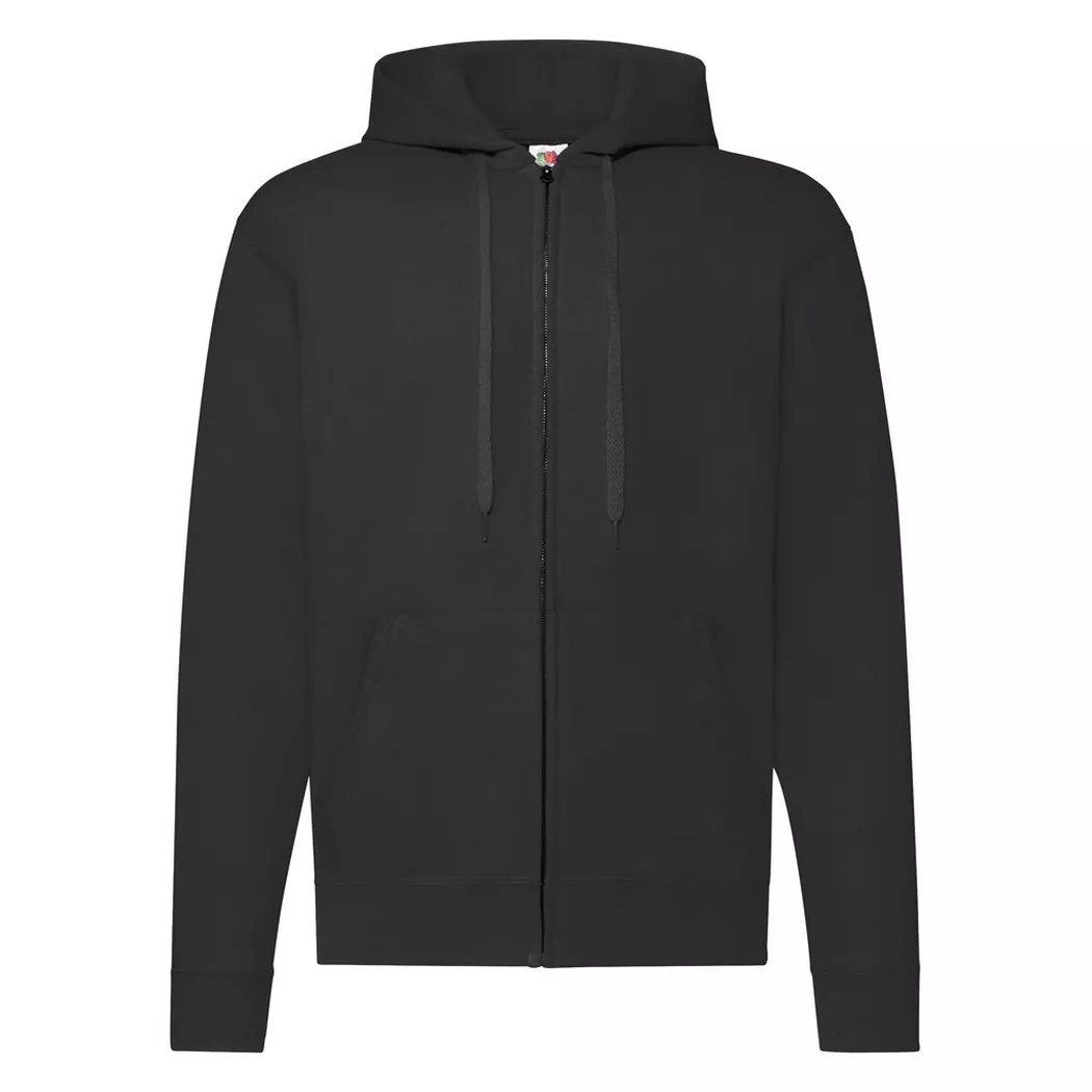 Fruit of the Loom - """Classic"" Kapuzenpullover, Mit Reißverschluss", für Herren, Schwarz, Größe 4XL