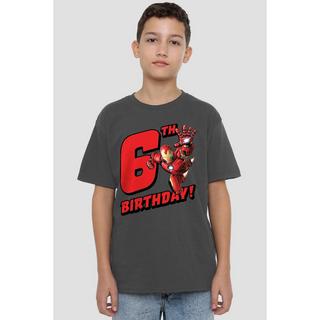 Iron Man  TShirt  6 Geburtstag 