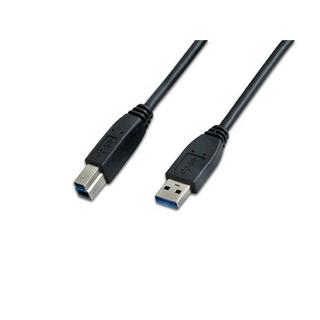 Triotronik  Triotronik USB 3.0 A-B MM 5.0 SW câble USB 5 m USB 3.2 Gen 1 (3.1 Gen 1) USB A USB B Noir 