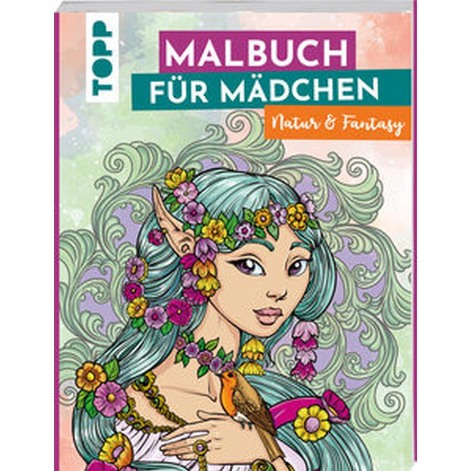 Frech  Malbuch für Mädchen Natur & Fantasy 