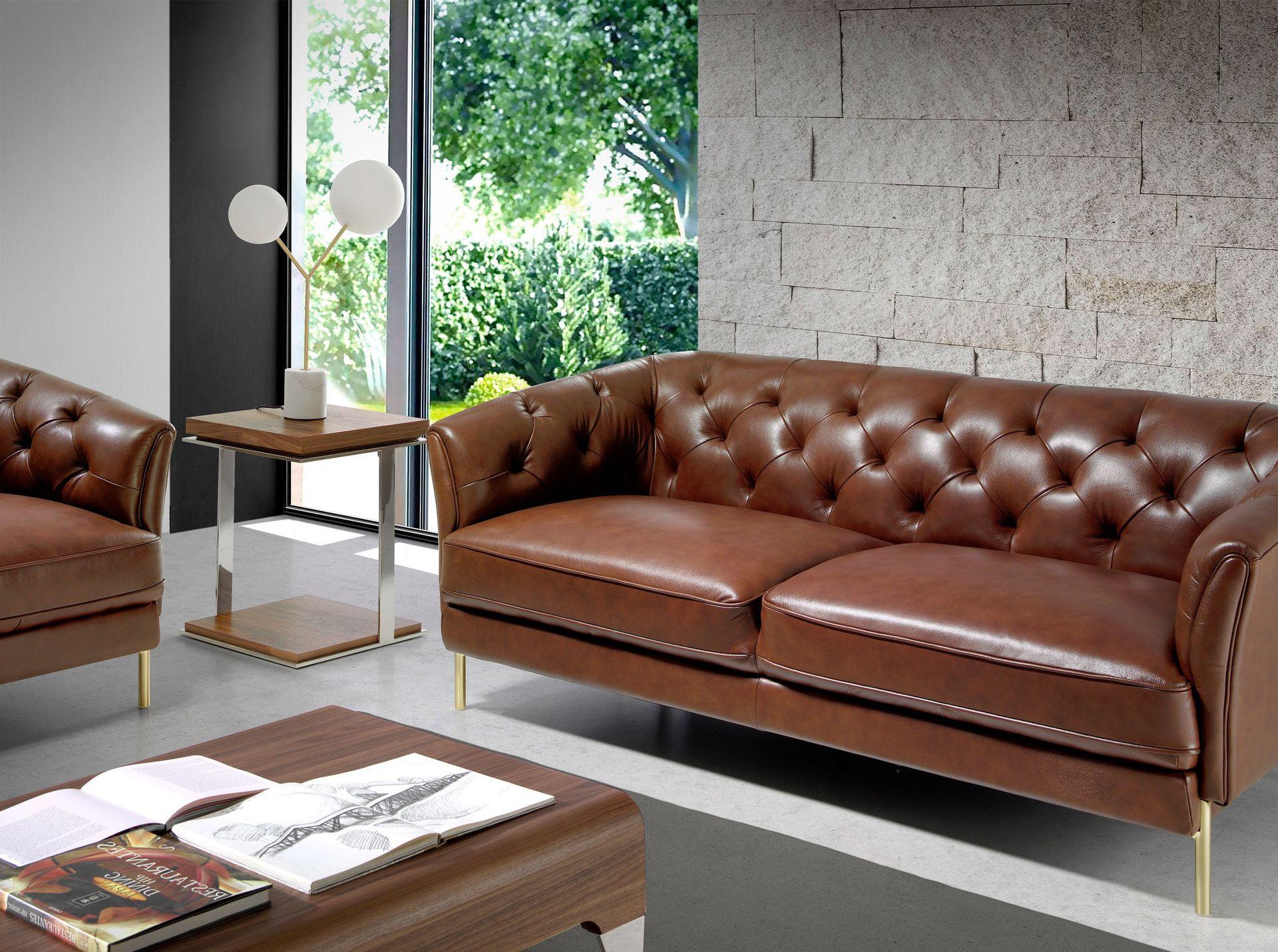 ANGEL CERDA Table d'angle carrée en noyer et acier chromé  