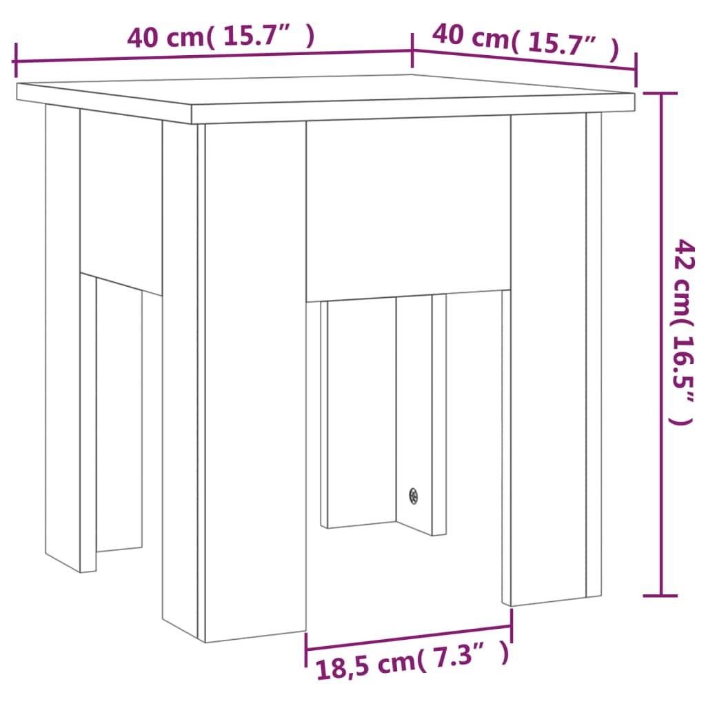 VidaXL Table basse bois d'ingénierie  