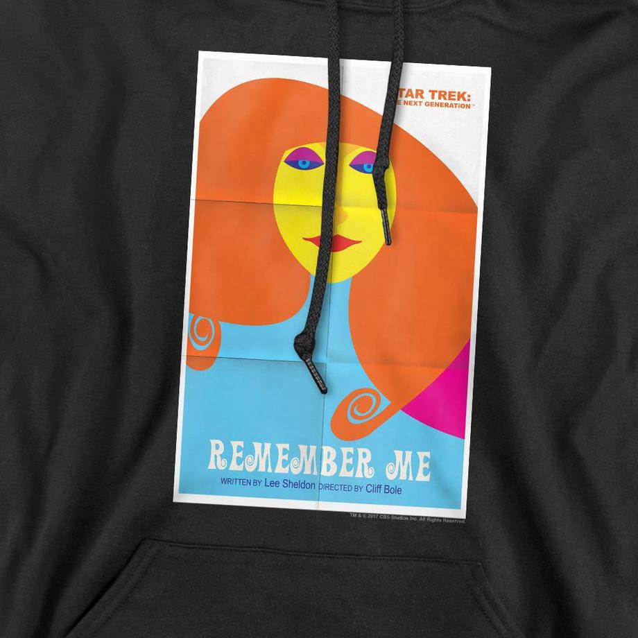 Star Trek The Next Generation Season 4 Episode 5 Felpa con Cappuccio  