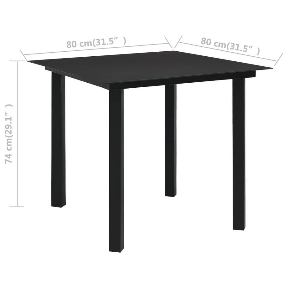 VidaXL Gartentisch metall  