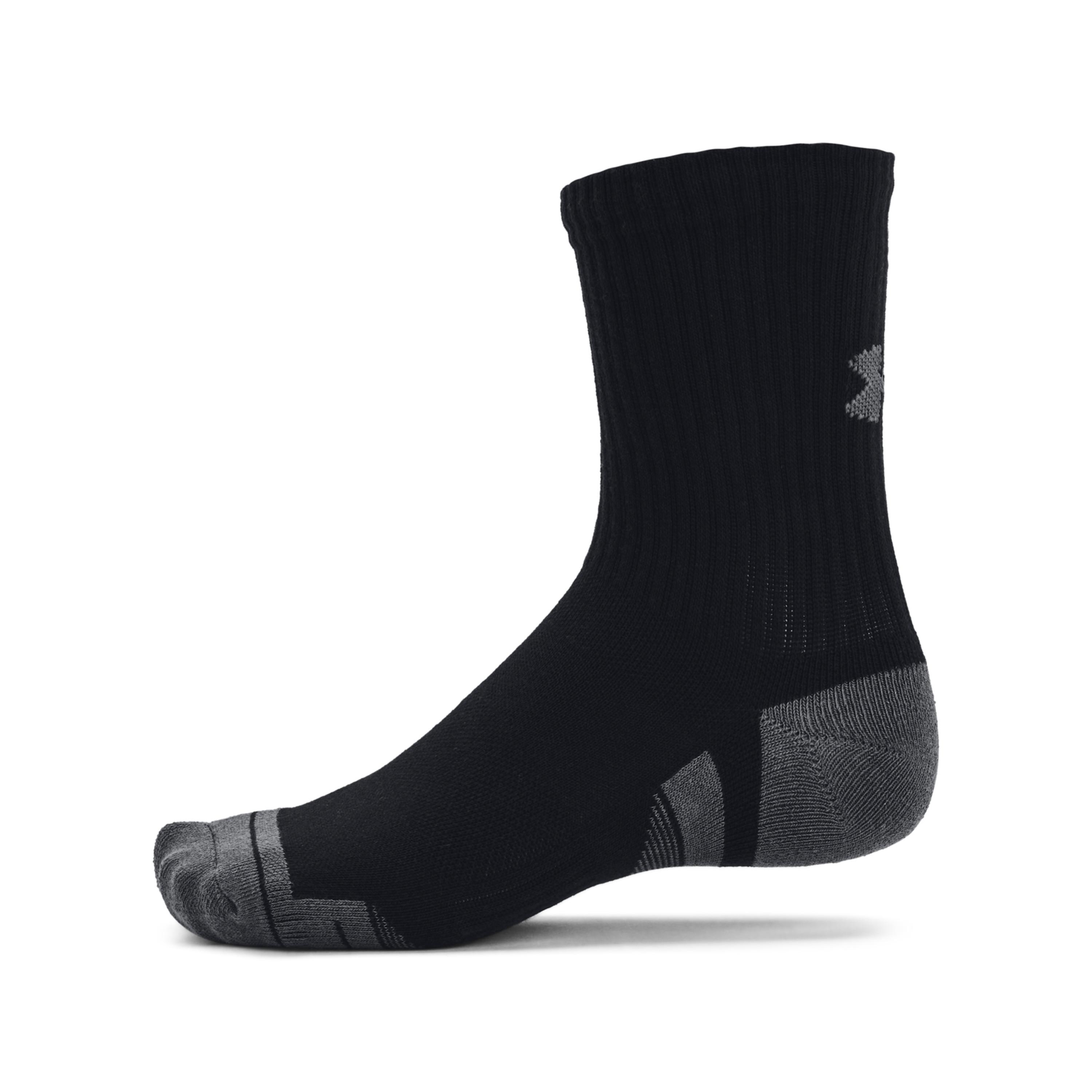 UNDER ARMOUR  chaussettes mi-hautes en coton  performance (x3) 