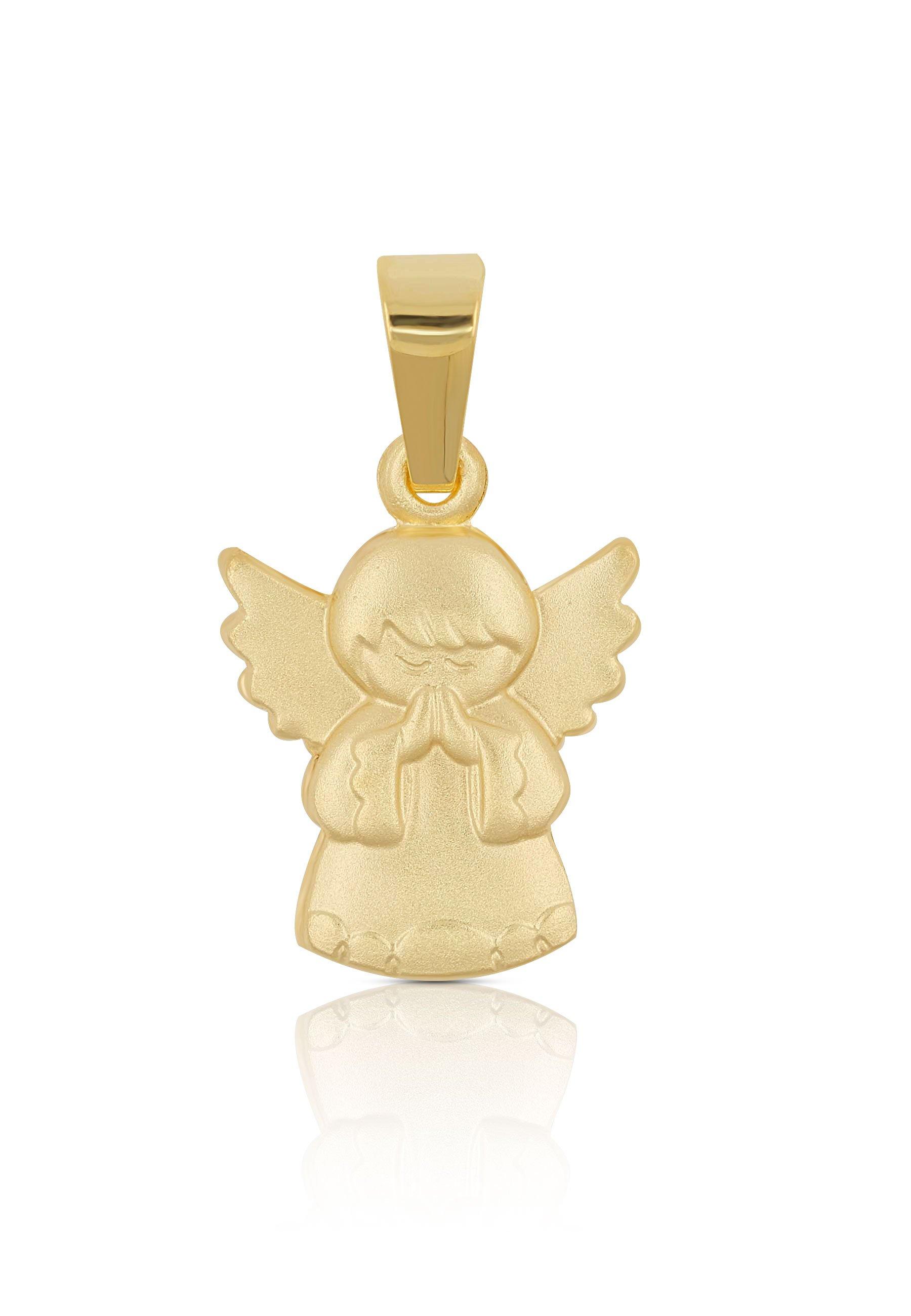 MUAU Schmuck  Pendentif ange en or jaune 750, 20x12mm 