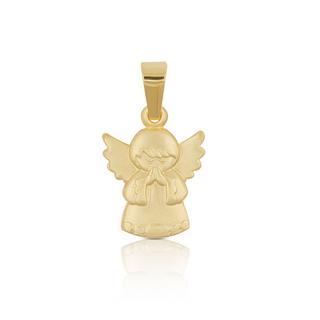 MUAU Schmuck  Pendentif ange en or jaune 750, 20x12mm 