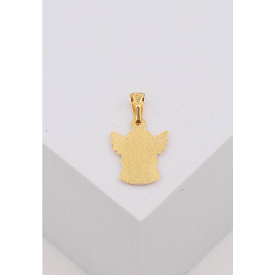 MUAU Schmuck  Engel Anhänger Gelbgold 750, 20x12mm 