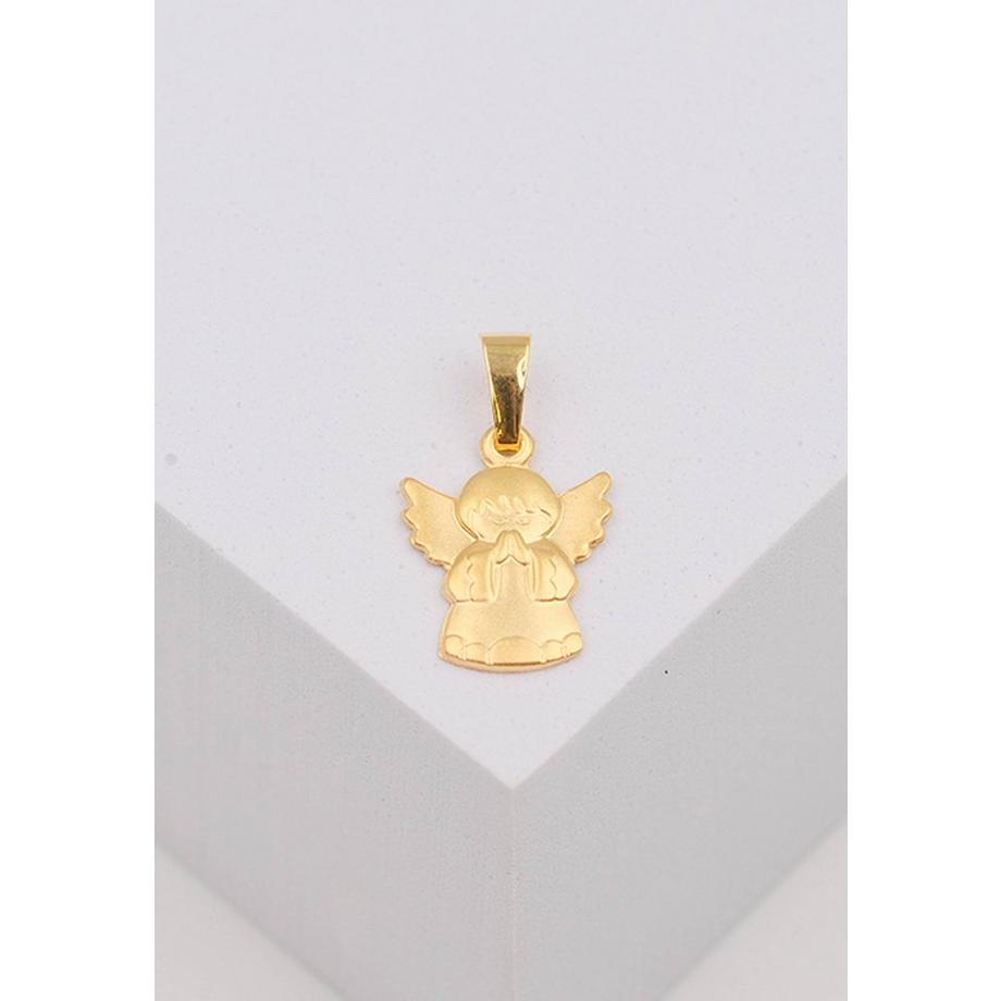 MUAU Schmuck  Engel Anhänger Gelbgold 750, 20x12mm 