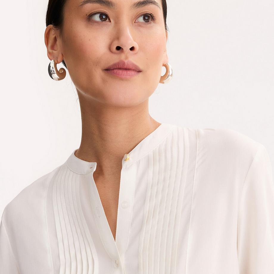 La Redoute Collections Blouse à Manches Longues Col Rond  