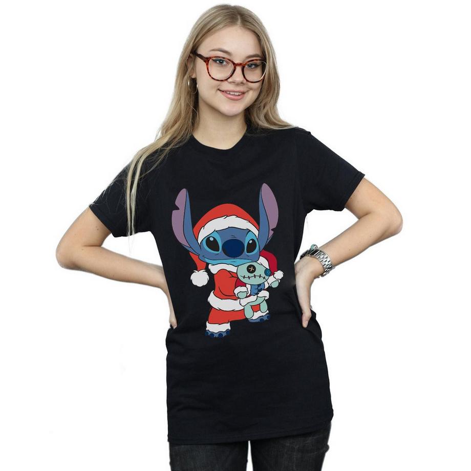 Disney Stitch Christmas Santa T-Shirt  