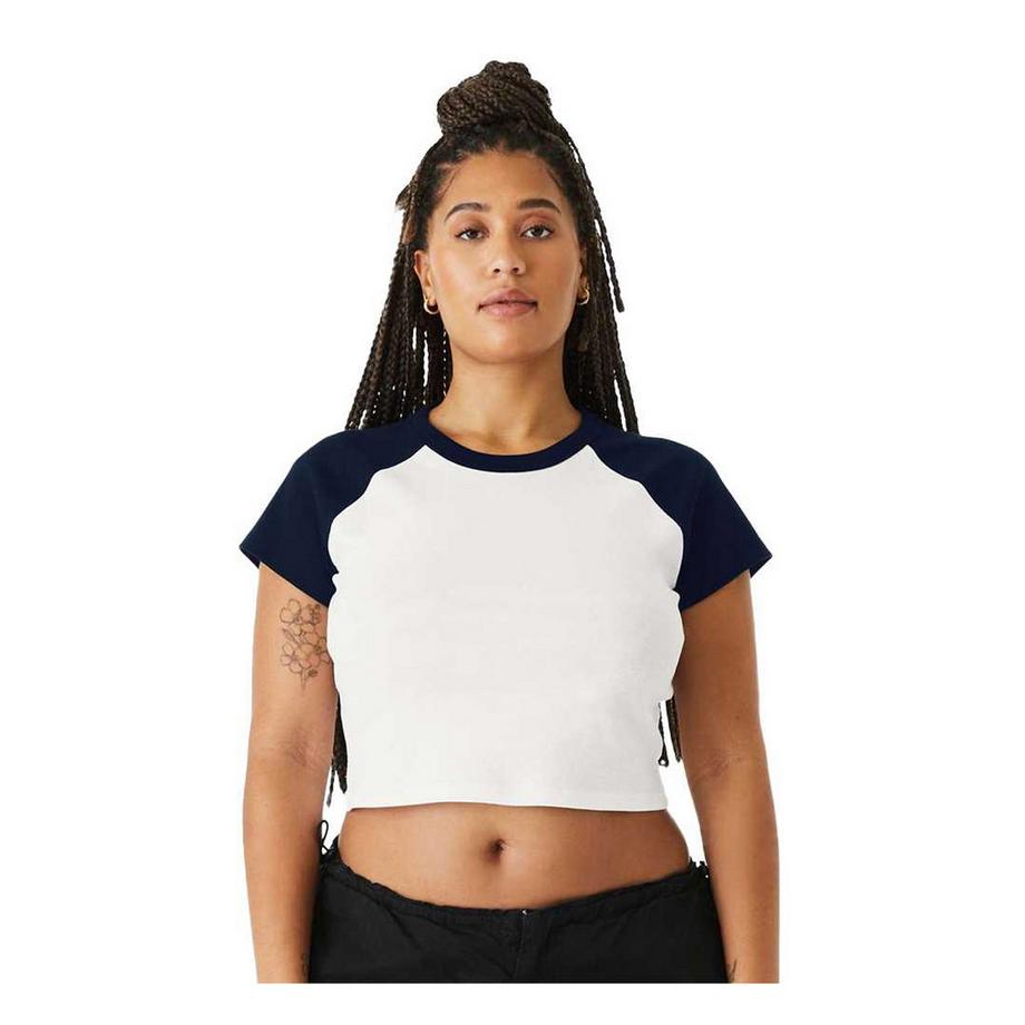 Bella + Canvas Maglietta Maniche Raglan Microfibra  