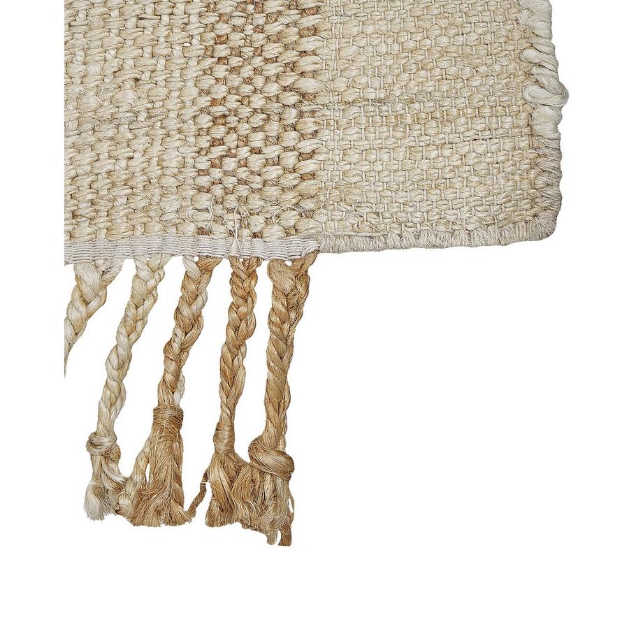 Beliani Tapis en Jute Boho YELMEZ  