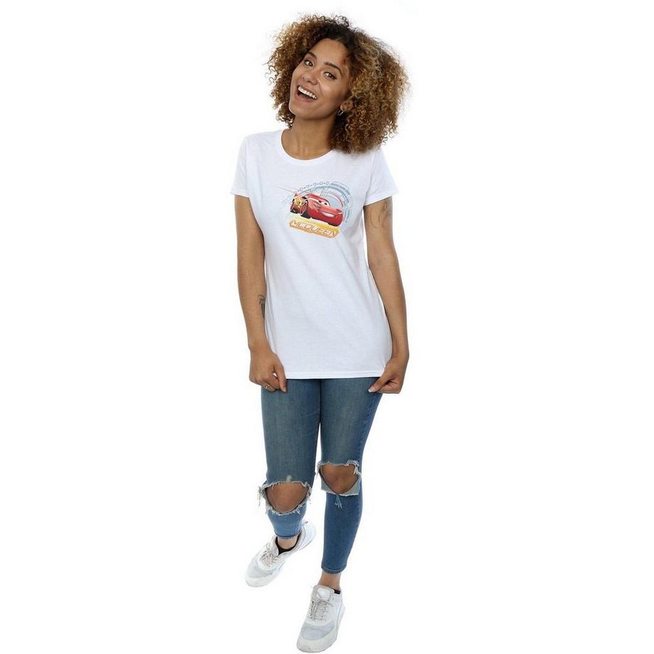Cars Lightning McQueen T-Shirt Imprimé  